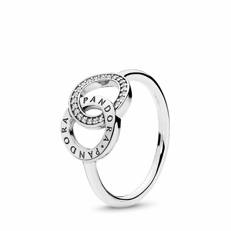 Pandora Circles Promise Ring - Sterling Silver/Cubic Zirconia - Canada | AG2016CH